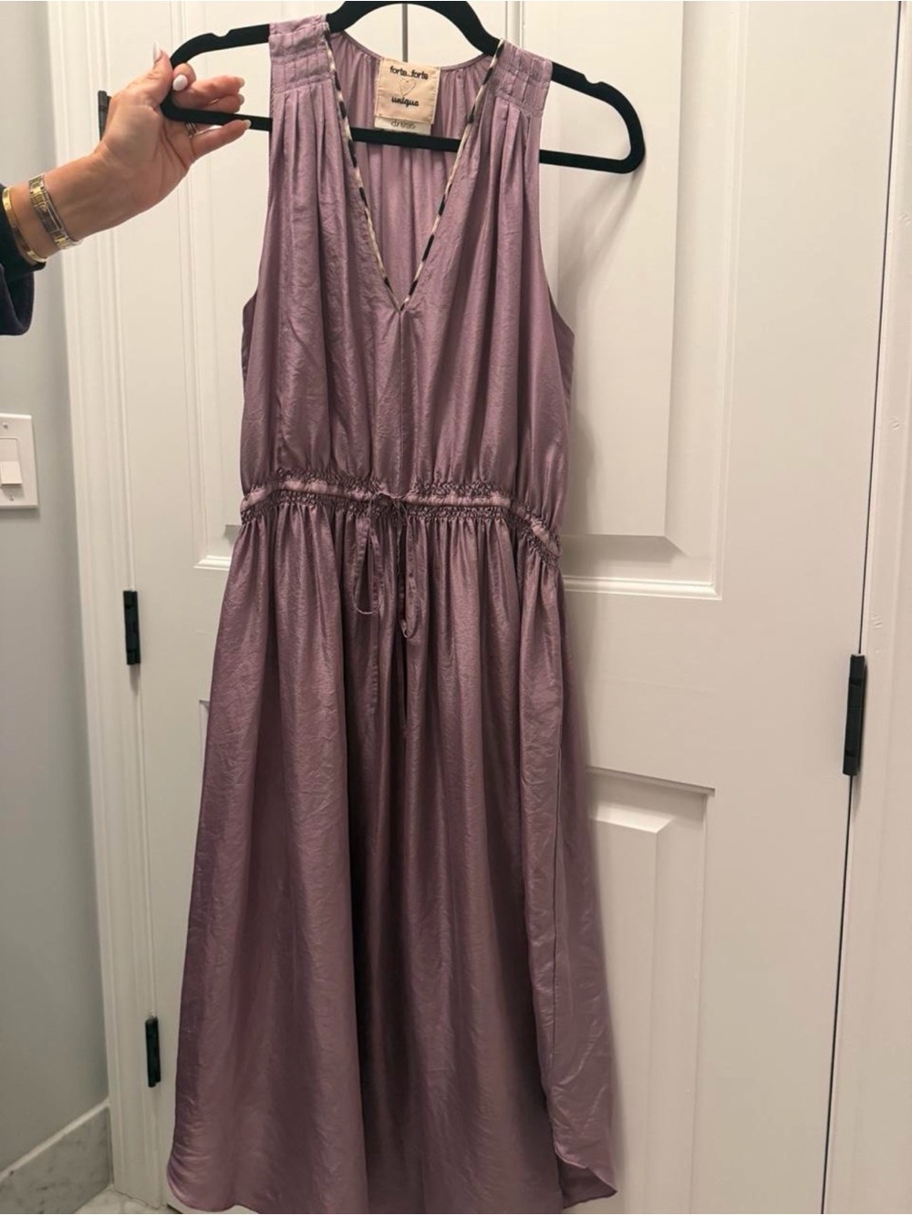 Forte forte silk midi dress